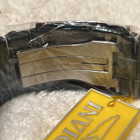 Invicta Excursion Khaki Gold and Dark Blue Quartz Chronograph Watch w/ 50mm Case - Picture 6 of 9